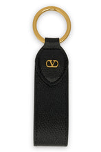 Load image into Gallery viewer, Keychain V-Logo in Leather
