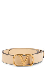 Load image into Gallery viewer, Leather belt with logo
