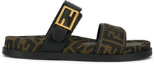 Carica l'immagine nel visualizzatore di Gallery, Sandali donna Fendi Feel in Tessuto Jacquard
