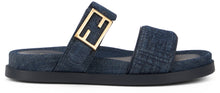 Carica l'immagine nel visualizzatore di Gallery, Slippers Fendi Feel in denim

