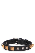 Carica l'immagine nel visualizzatore di Gallery, Bracciale Rockstud in pelle
