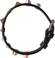 Carica l'immagine nel visualizzatore di Gallery, Bracciale Rockstud in pelle
