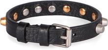 Carica l'immagine nel visualizzatore di Gallery, Bracciale Rockstud in pelle
