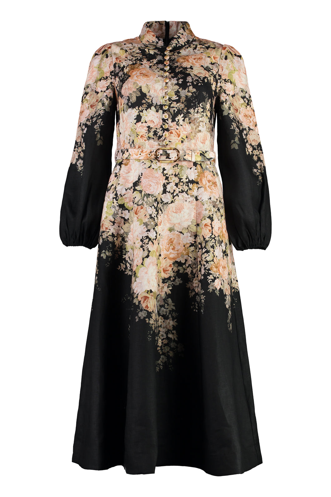 Abito Illustration Buttoned in lino