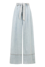 Load image into Gallery viewer, High-rise cotton trousers
