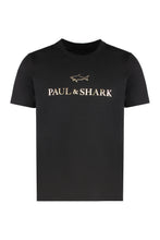 Carica l'immagine nel visualizzatore di Gallery, T-shirt in jersey di cotone con stampa logo
