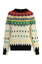 Carica l'immagine nel visualizzatore di Gallery, Pullover jacquard in lana

