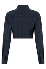Carica l'immagine nel visualizzatore di Gallery, Camicia cropped a quadri

