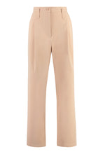 Load image into Gallery viewer, High-waist wide-leg trousers
