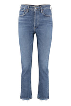 Load image into Gallery viewer, Riley cropped straight leg jeans
