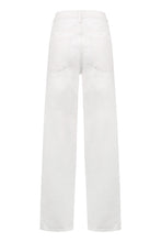 Load image into Gallery viewer, Criss Cross5-pocket straight-leg jeans
