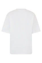 Carica l'immagine nel visualizzatore di Gallery, T-shirt bianca in cotone con stampa
