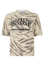Carica l'immagine nel visualizzatore di Gallery, T-shirt in maglia di lana stampata
