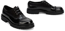 Carica l'immagine nel visualizzatore di Gallery, Scarpe stringate in pelle e tessuto
