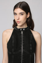 Carica l&#39;immagine nel visualizzatore di Gallery, Abito De-Lulu-Short in denim
