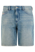Carica l'immagine nel visualizzatore di Gallery, Bermuda in denim di cotone
