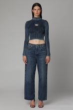 Carica l'immagine nel visualizzatore di Gallery, Crop top a maniche lunghe M-Anchor-A
