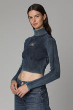Carica l'immagine nel visualizzatore di Gallery, Crop top a maniche lunghe M-Anchor-A
