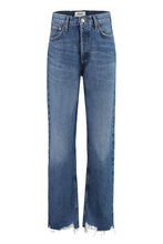 Carica l'immagine nel visualizzatore di Gallery, Jeans straight leg a 5 tasche
