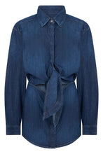 Load image into Gallery viewer, Denim jacket with belt
