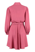 Load image into Gallery viewer, Crepe blouse with floral detail

