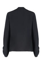 Carica l'immagine nel visualizzatore di Gallery, Blusa in crêpe con fiocco
