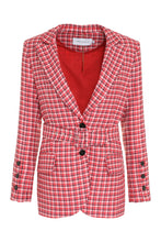 Carica l'immagine nel visualizzatore di Gallery, Blazer in motivo Pied-de-Poule
