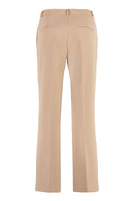 Load image into Gallery viewer, Cotton-blend straight-leg trousers

