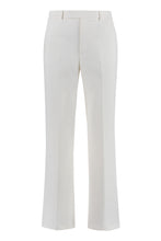 Carica l'immagine nel visualizzatore di Gallery, Pantaloni straight-leg in misto cotone
