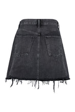 Load image into Gallery viewer, Criss Cross denim skirt

