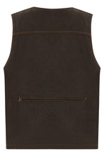 Load image into Gallery viewer, Sleeveless denim jacket
