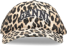 Carica l'immagine nel visualizzatore di Gallery, Cappellino in tela leopardata
