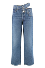 Load image into Gallery viewer, 5-pocket straight-leg jeans
