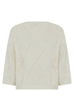 Carica l'immagine nel visualizzatore di Gallery, Maglione in misto lino e cotone con palliettes
