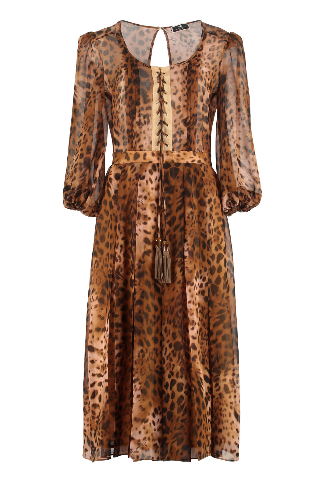 Abito in crêpe stampato