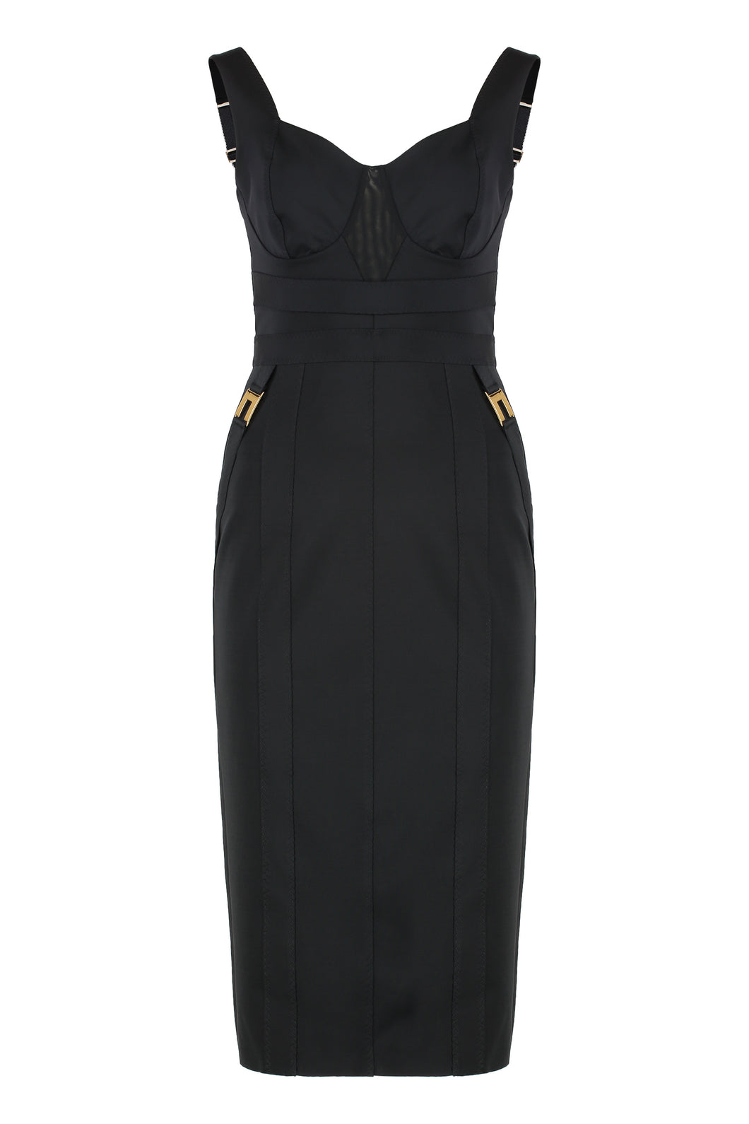 Abito bustier in tessuto bielastico