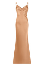 Load image into Gallery viewer, Long elegant dress with V-neck
