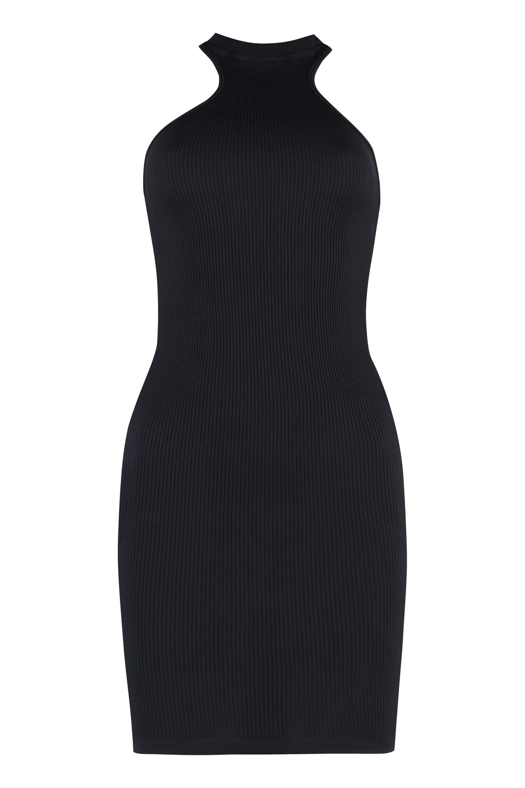 Abito in maglia a costine