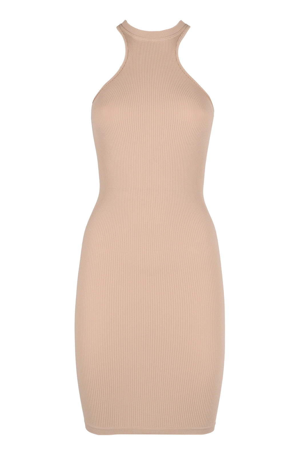 Abito in maglia a costine