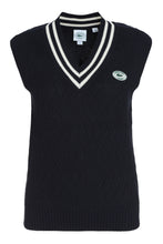 Carica l'immagine nel visualizzatore di Gallery, Lacoste x Sporty &amp; Rich - Gilet Zig Zag in maglia
