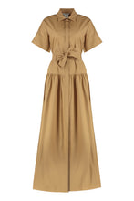Carica l&#39;immagine nel visualizzatore di Gallery, Abito chemisier Agoraio in popeline di cotone
