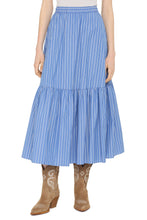 Load image into Gallery viewer, Aire striped cotton skirt
