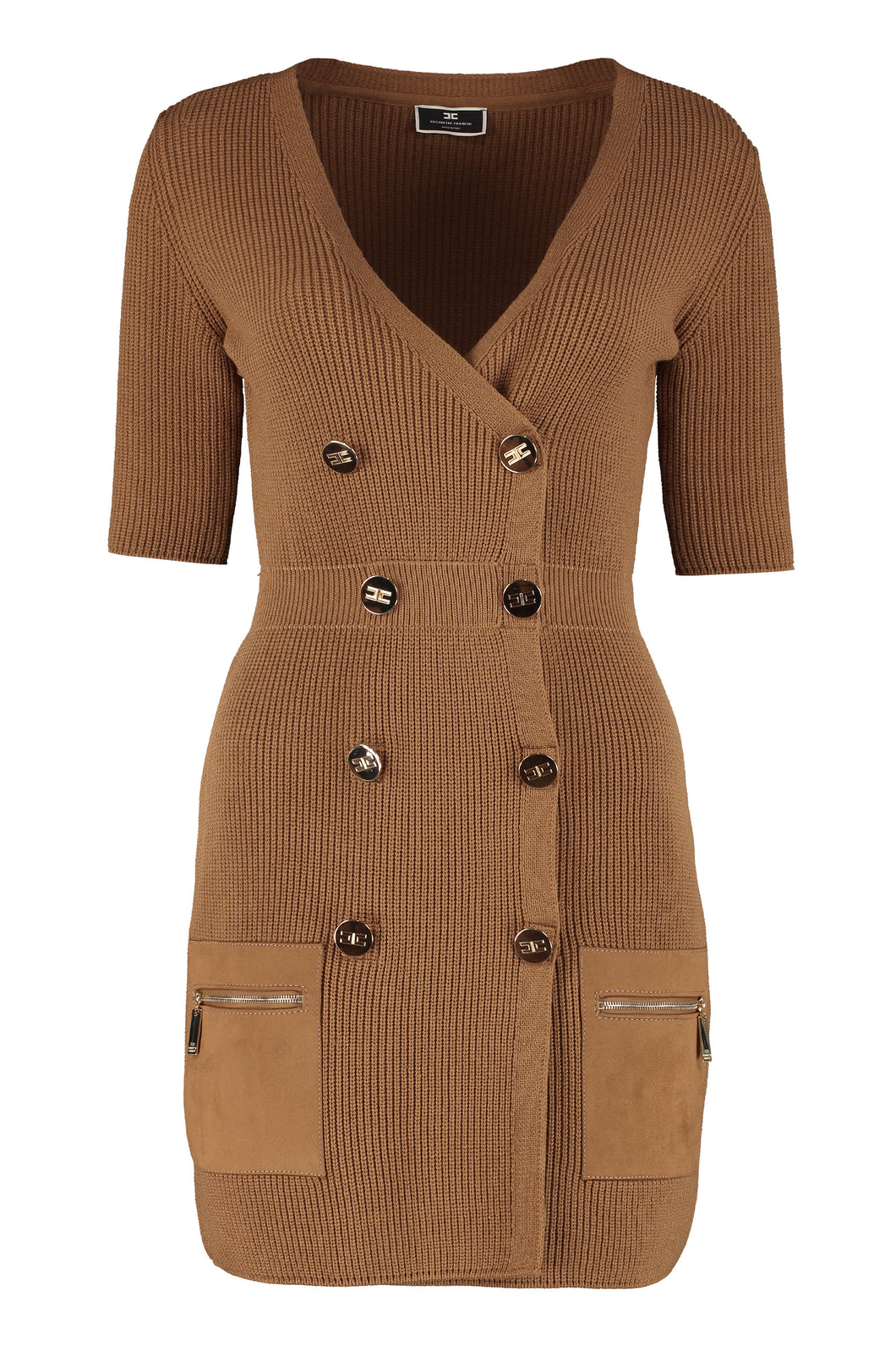 Abito in maglia a costine