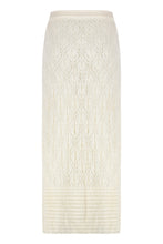 Load image into Gallery viewer, Openwork-knit skirt
