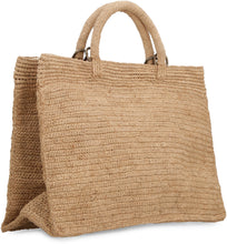 Carica l'immagine nel visualizzatore di Gallery, Tote bag Anjara in rafia
