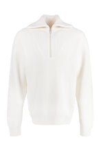 Load image into Gallery viewer, La Maille Zippée high collar zipped cardigan
