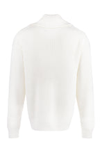 Load image into Gallery viewer, La Maille Zippée high collar zipped cardigan
