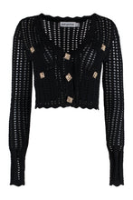 Carica l'immagine nel visualizzatore di Gallery, Cardigan in maglia crochet
