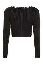 Carica l'immagine nel visualizzatore di Gallery, Cardigan in maglia a coste
