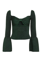 Carica l'immagine nel visualizzatore di Gallery, Crop-top in maglia a coste
